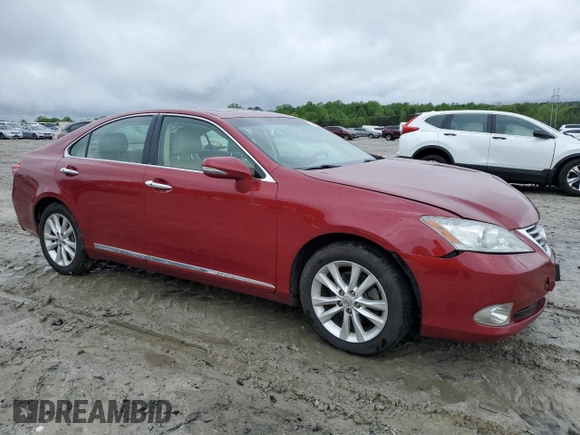 2011 Lexus ES 330 with VIN JTHBK1EG2B2462953, listed as a Copart auction lot 52160405 with 158,807 mi miles and Salvage Title. Bid and sale history available at DreamBid. Image 4.