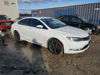2016 Chrysler 200 C with VIN 1C3CCCEG0GN114674, listed as a Copart auction lot 80233774 with 0 mi miles and Salvage Title. Bid and sale history available at carsss.com. Image 4.