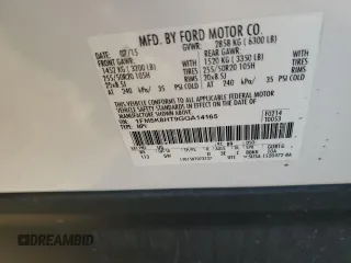2016 Ford Explorer Platinum с VIN 1FM5K8HT9GGA14165, выставлен на аукционе Copart как лот 60093875 с пробегом 143 395 миль миль и Списание • Salvage title. История ставок и продаж доступна на DreamBid. Изображение 13.
