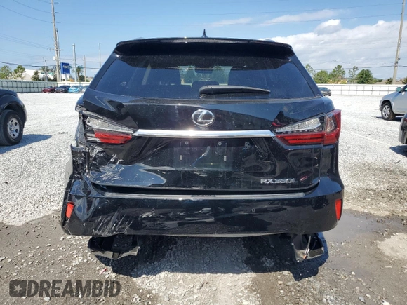 2018 Lexus RX 350L Premium with VIN JTJGZKCA6J2003444, listed as a Copart auction lot 52582095 with 48,538 mi miles and Salvage Title. Bid and sale history available at DreamBid. Image 6.