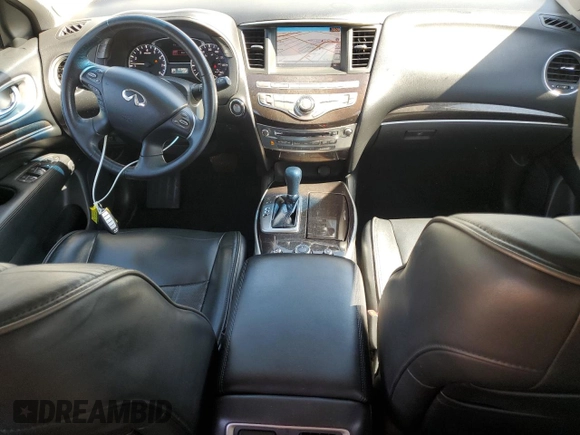 2015 Infiniti QX60 with VIN 5N1AL0MM7FC537881, listed as a Copart auction lot 50093845 with 100,988 mi miles and Salvage Title. Bid and sale history available at DreamBid. Image 8.