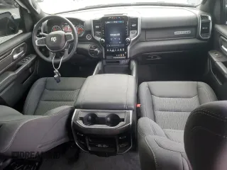 2024 Ram 1500 Big Horn with VIN 1C6RREMT5RN100942, listed as a Copart auction lot 51061775 with 7,706 mi miles and Non Repairable. Bid and sale history available at carsss.com. Image 8.