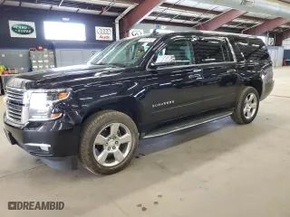 2017 Chevrolet Suburban Premier with VIN 1GNSKJKC9HR161803, listed as a Copart auction lot 54561745 with 360,375 mi miles and Clean Title. Bid and sale history available at carsss.com. Image 1.