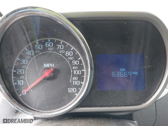 2013 Chevrolet Spark LT with VIN KL8CF6S99DC626296, listed as a IAAI auction lot 42047123 with 63,669 mi miles. Bid and sale history available at carsss.com. Image 7.