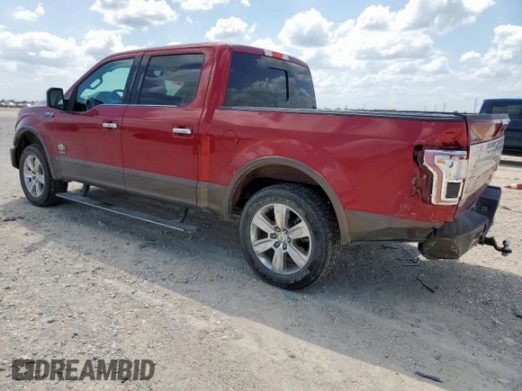 2016 Ford F-150 XL with VIN 1FTEW1CG6GFD19235, listed as a Copart auction lot 59817695 with 154,176 mi miles and Salvage title. Bid and sale history available at DreamBid. Image 2.