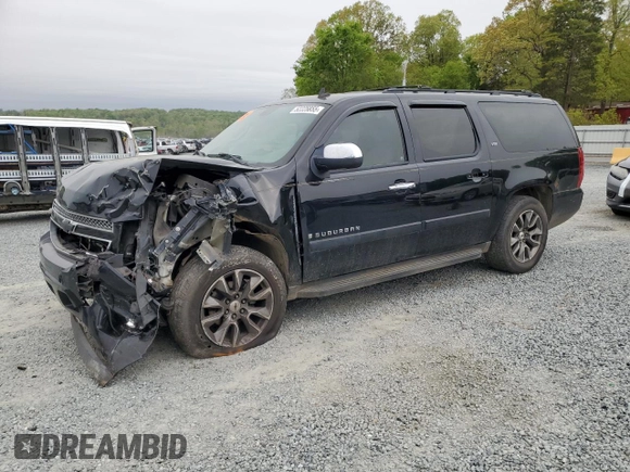 2008 Chevrolet Suburban 2LT with VIN 3GNFK16318G134655, listed as a Copart auction lot 52225855 with 298,925 mi miles and Salvage Title. Bid and sale history available at DreamBid. Image 1.