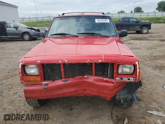 1999 Jeep Cherokee Sport with VIN 1J4FF68S4XL580048, listed as a Copart auction lot 62546365 with 154,059 mi miles and Clean title. Bid and sale history available at DreamBid. Image 5.