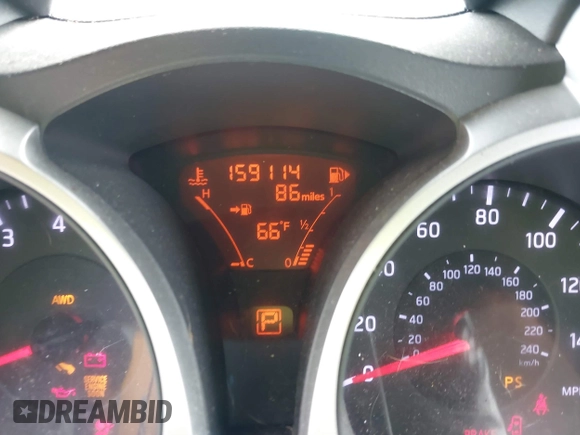 2013 Nissan Juke NISMO with VIN JN8AF5MV9DT206156, listed as a IAAI auction lot 41647489 with 159,114 mi miles. Bid and sale history available at carsss.com. Image 16.