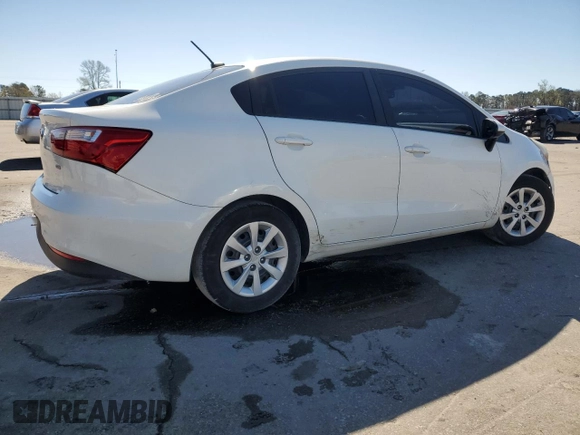 2017 Kia Rio LX with VIN KNADM4A30H6103978, listed as a Copart auction lot 50144875 with 102,408 mi miles and Salvage Title. Bid and sale history available at carsss.com. Image 3.