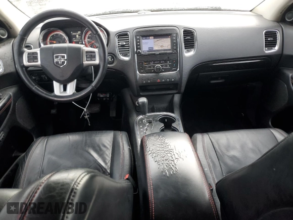2012 Dodge Durango R/T with VIN 1C4SDHCT6CC204676, listed as a Copart auction lot 51338545 with 155,812 mi miles and Salvage title. Bid and sale history available at DreamBid. Image 8.