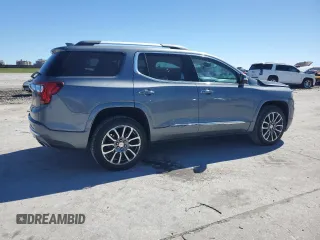 2021 GMC Acadia Denali with VIN 1GKKNPLS4MZ107333, listed as a Copart auction lot 46881225 with 7,957 mi miles and Salvage Title. Bid and sale history available at carsss.com. Image 3.