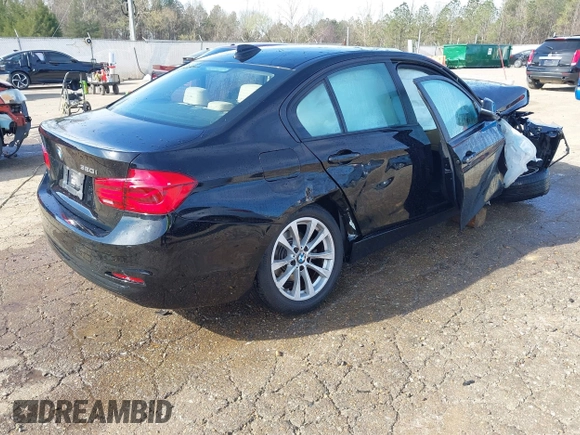 2018 BMW 3 Series 320i with VIN WBA8E1G57JNU89073, listed as a IAAI auction lot 41872759 with Not Provided miles. Bid and sale history available at carsss.com. Image 4.
