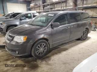 2017 Dodge Grand Caravan SXT with VIN 2C4RDGCG7HR581379, listed as a Copart auction lot 46838395 with 185,609 mi miles and Salvage Title. Bid and sale history available at DreamBid. Image 1.