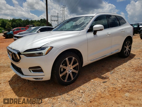 2021 Volvo XC60 Inscription with VIN YV4102RL3M1856578, listed as a Copart auction lot 60994225 with 45,748 mi miles and Salvage title. Bid and sale history available at DreamBid. Image 1.