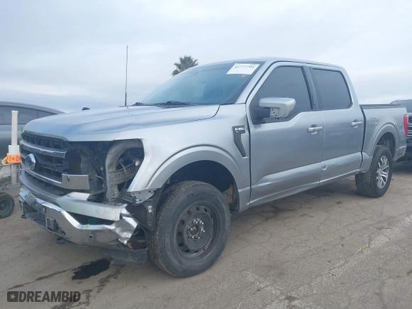 2022 Ford F-150 XL with VIN 1FTEW1EP5NKD41812, listed as a IAAI auction lot 41777794 with 60,605 mi miles. Bid and sale history available at carsss.com. Image 17.