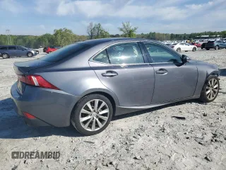 2015 Lexus IS with VIN JTHBF1D27F5079024, listed as a Copart auction lot 52171065 with 100,534 mi miles and Salvage Title. Bid and sale history available at carsss.com. Image 3.