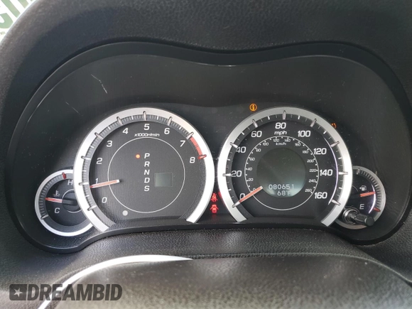 2011 Acura TSX with VIN JH4CU2F65BC010712, listed as a Copart auction lot 58199505 with 80,651 mi miles and Salvage title. Bid and sale history available at DreamBid. Image 9.