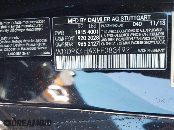 2014 Mercedes-Benz SLK 250 с VIN WDDPK4HAXEF083492, выставлен на аукционе IAAI как лот 42289662 с пробегом 100 118 миль миль и . История ставок и продаж доступна на DreamBid. Изображение 9.