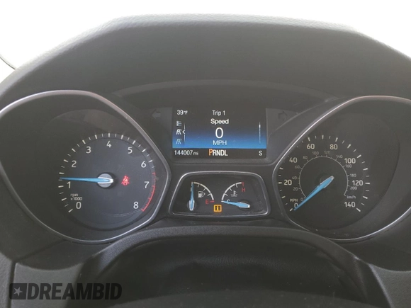 2016 Ford Focus SE with VIN 1FADP3F25GL383018, listed as a Copart auction lot 82177704 with 144,007 mi miles and Salvage Title. Bid and sale history available at carsss.com. Image 9.