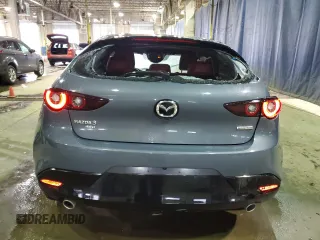 2024 Mazda 3 S Carbon Edition with VIN JM1BPBLM2R1709387, listed as a Copart auction lot 52748755 with 25,380 mi miles and Non Repairable. Bid and sale history available at DreamBid. Image 6.