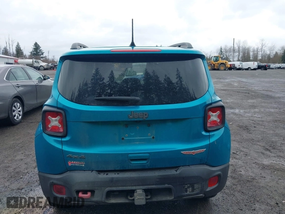 2021 Jeep Renegade Trailhawk with VIN ZACNJDC15MPN30461, listed as a IAAI auction lot 41846420 with 53,458 mi miles and . Bid and sale history available at DreamBid. Image 17.
