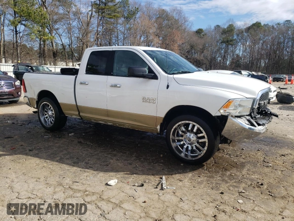 2018 Ram 1500 SLT with VIN 1C6RR6GGXJS317378, listed as a Copart auction lot 45146005 with 131,733 mi miles and Salvage title. Bid and sale history available at DreamBid. Image 4.
