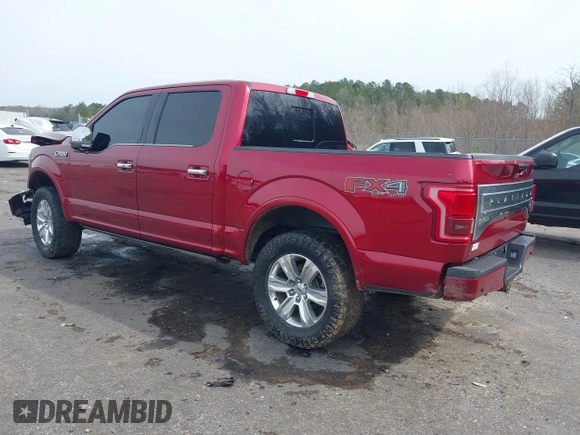 2017 Ford F-150 XL with VIN 1FTEW1EF2HFA96889, listed as a IAAI auction lot 41740720 with 78,543 mi miles. Bid and sale history available at carsss.com. Image 3.