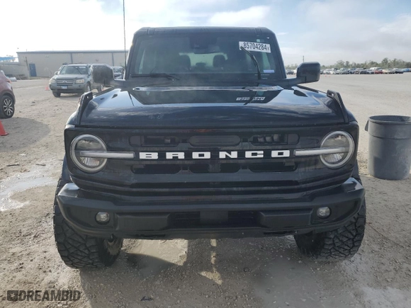 2022 Ford Bronco with VIN 1FMDE5AHXNLB04601, listed as a Copart auction lot 85704284 with 34,708 mi miles and Salvage Title. Bid and sale history available at carsss.com. Image 5.