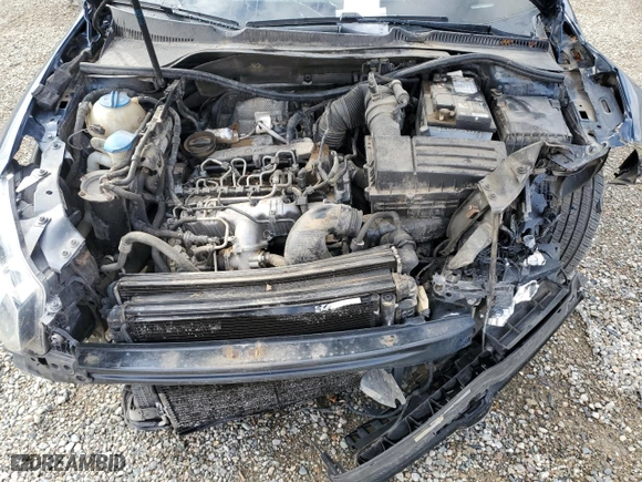 2011 Volkswagen Golf TDI with VIN WVWNM7AJ6BW045258, listed as a Copart auction lot 71380574 with 217,641 mi miles and Salvage Title. Bid and sale history available at carsss.com. Image 12.