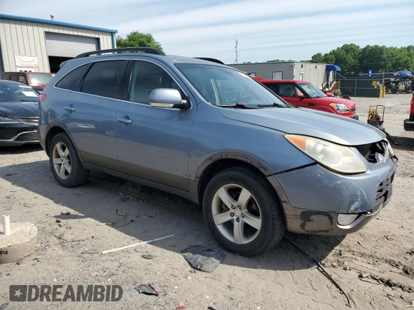 2007 Hyundai Veracruz GLS with VIN KM8NU73CX7U005455, listed as a Copart auction lot 60375304 with 205,784 mi miles and Salvage Title. Bid and sale history available at DreamBid. Image 4.