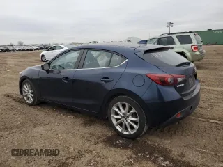 2014 Mazda 3 S Touring with VIN JM1BM1L33E1158973, listed as a Copart auction lot 44625435 with 83,203 mi miles and Salvage Title. Bid and sale history available at DreamBid. Image 2.