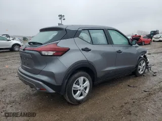 2024 Nissan Kicks S with VIN 3N1CP5BV4RL590088, listed as a Copart auction lot 47679995 with 910 mi miles and Salvage Title. Bid and sale history available at carsss.com. Image 3.