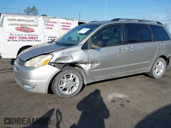 2004 Toyota Sienna XLE with VIN 5TDZA22C84S218262, listed as a IAAI auction lot 41585704 with 204,815 mi miles and . Bid and sale history available at DreamBid. Image 6.
