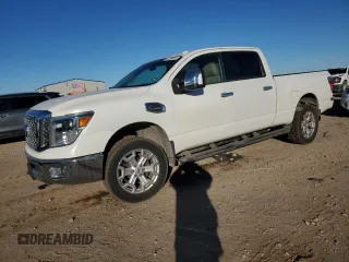 2016 Nissan Titan XD Platinum Reserve with VIN 1N6BA1F22GN507559, listed as a Copart auction lot 43268225 with 122,363 mi miles and Clean Title. Bid and sale history available at carsss.com. Image 1.
