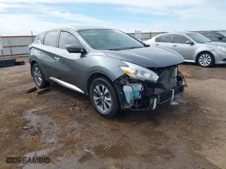 2016 Nissan Murano Platinum with VIN 5N1AZ2MG4GN104576, listed as a IAAI auction lot 41596443 with NaN miles. Bid and sale history available at carsss.com. Image 1.