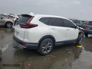 2020 Honda CR-V EX with VIN 5J6RW1H50LA017126, listed as a Copart auction lot 43458385 with 270,551 mi miles and Salvage Title. Bid and sale history available at carsss.com. Image 3.