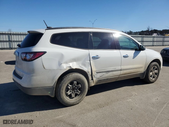 2017 Chevrolet Traverse LS with VIN 1GNKRFED2HJ279493, listed as a Copart auction lot 47371995 with 86,960 mi miles and Salvage Title. Bid and sale history available at carsss.com. Image 3.