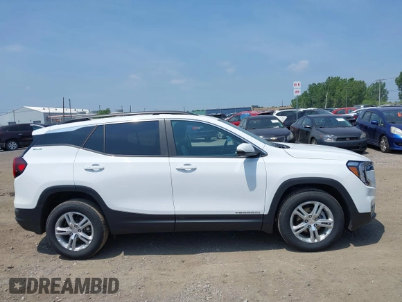 2023 GMC Terrain SLE z VIN 3GKALTEG4PL237983, wystawiony jako IAAI lot #42810324 z przebiegiem 33 064 mil mil oraz . Historia ofert i sprzedaży dostępna na DreamBid. Obrazek 13.