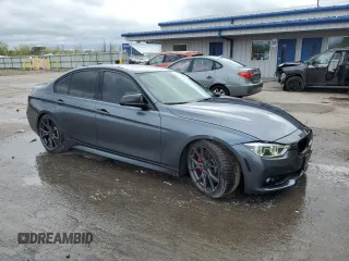 2017 BMW 3 Series 320i xDrive with VIN WBA8E5G32HNU45014, listed as a Copart auction lot 55808265 with 65,578 mi miles and Salvage title. Bid and sale history available at DreamBid. Image 4.