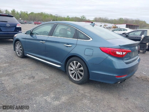 2015 Hyundai Sonata 2.4L Limited with VIN 5NPE34AF8FH168620, listed as a IAAI auction lot 42077041 with 175,010 mi miles. Bid and sale history available at carsss.com. Image 3.