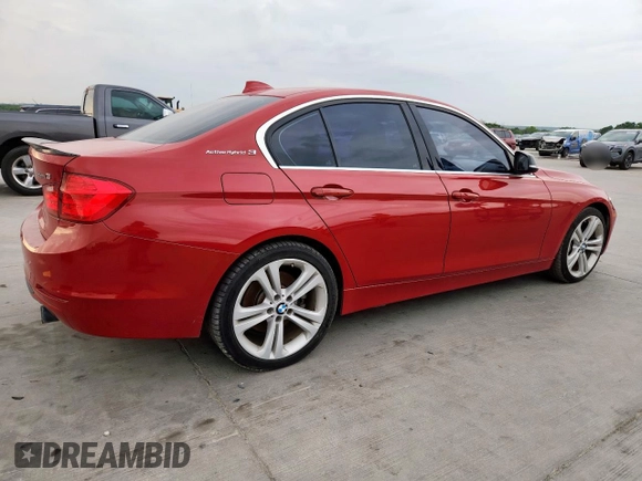 2013 BMW 3 Series ActiveHybrid 3 with VIN WBA3F9C51DF484428, listed as a Copart auction lot 63462075 with 123,431 mi miles and Clean title. Bid and sale history available at DreamBid. Image 3.