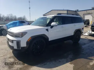 2025 Hyundai Santa Fe Calligraphy z VIN 5NMP5DGL3SH105481, wystawiony jako Copart lot #48787375 z przebiegiem 104 mil mil oraz Szkoda całkowita • Salvage title. Historia ofert i sprzedaży dostępna na DreamBid. Obrazek 1.