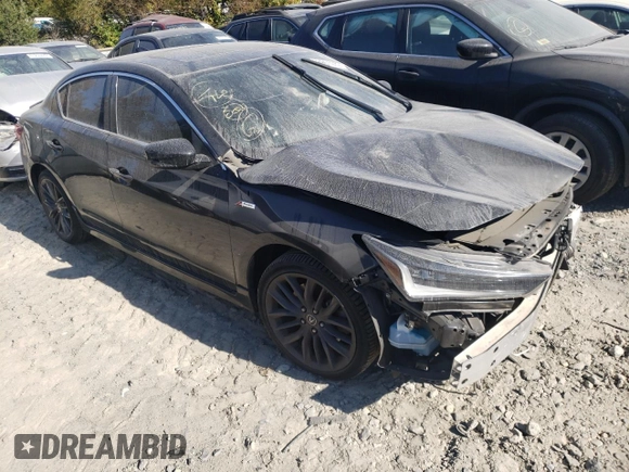 2019 Acura ILX w/Premium/A-Spec Pkg with VIN 19UDE2F8XKA003532, listed as a Copart auction lot 63961972 with 62,352 mi miles. Bid and sale history available at carsss.com. Image 1.