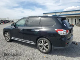 2013 Nissan Pathfinder S with VIN 5N1AR2MM8DC657454, listed as a Copart auction lot 50247115 with 114,509 mi miles and Salvage Title. Bid and sale history available at carsss.com. Image 2.