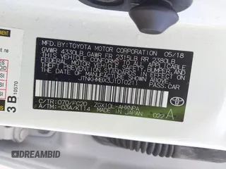 2018 Toyota C-HR XLE with VIN JTNKHMBX3J1010211, listed as a IAAI auction lot 40799443 with 104,148 mi miles. Bid and sale history available at carsss.com. Image 9.