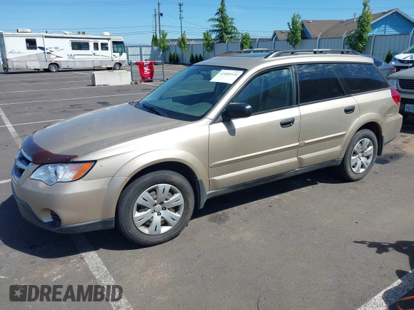 2009 Subaru Outback with VIN 4S4BP60C197328755, listed as a IAAI auction lot 42405124 with 208,898 mi miles and . Bid and sale history available at DreamBid. Image 2.