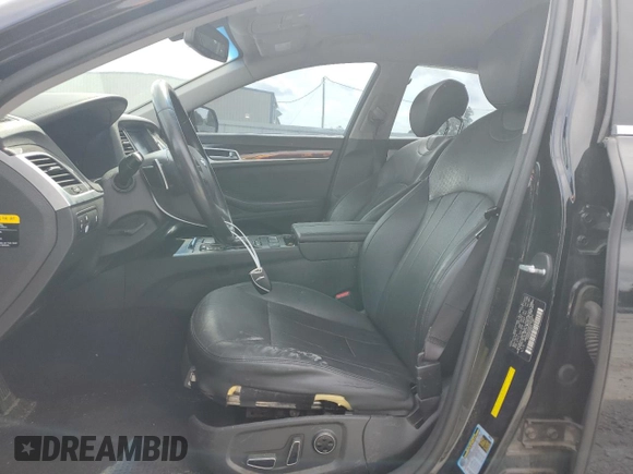 2015 Hyundai Genesis 3.8L with VIN KMHGN4JE0FU065283, listed as a Copart auction lot 52415264 with 120,292 mi miles and Salvage Title. Bid and sale history available at carsss.com. Image 7.
