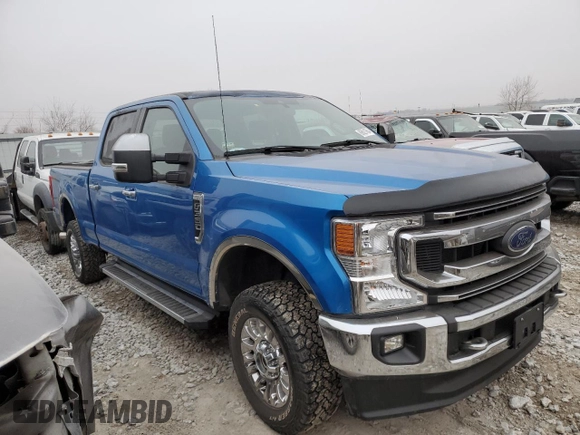 2021 Ford F-350 XL with VIN 1FT8W3BN7MEC21230, listed as a Copart auction lot 86621664 with 11,359 mi miles and Salvage Title. Bid and sale history available at DreamBid. Image 4.