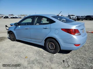 2013 Hyundai Accent GLS with VIN KMHCT4AE2DU348477, listed as a Copart auction lot 46368515 with 127,663 mi miles and Salvage Title. Bid and sale history available at carsss.com. Image 2.