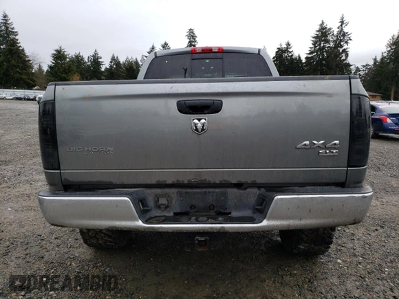 2007 Dodge Ram 2500 SLT with VIN 1D7KS28C67J509193, listed as a Copart auction lot 45601015 with 231,453 mi miles and Salvage Title. Bid and sale history available at carsss.com. Image 6.